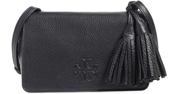 TORY BURCH Britten Convertible Black Messenger Crossbody Bag