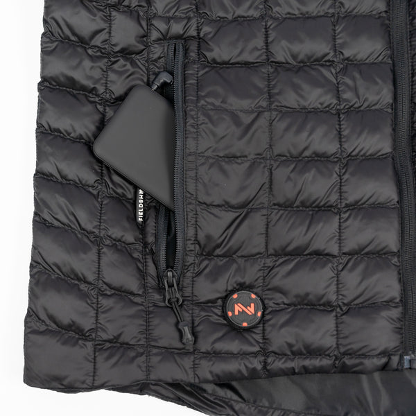 SMihono Deals Outdoor Warm Clothing Heated For Riding Skiing Fishing  Charging Via Heated Coat With Pocket Fleece Lightweight Warm Padded Wool  Coat Black 14 