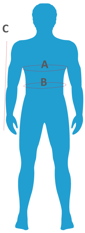 Men's Size Chart Example