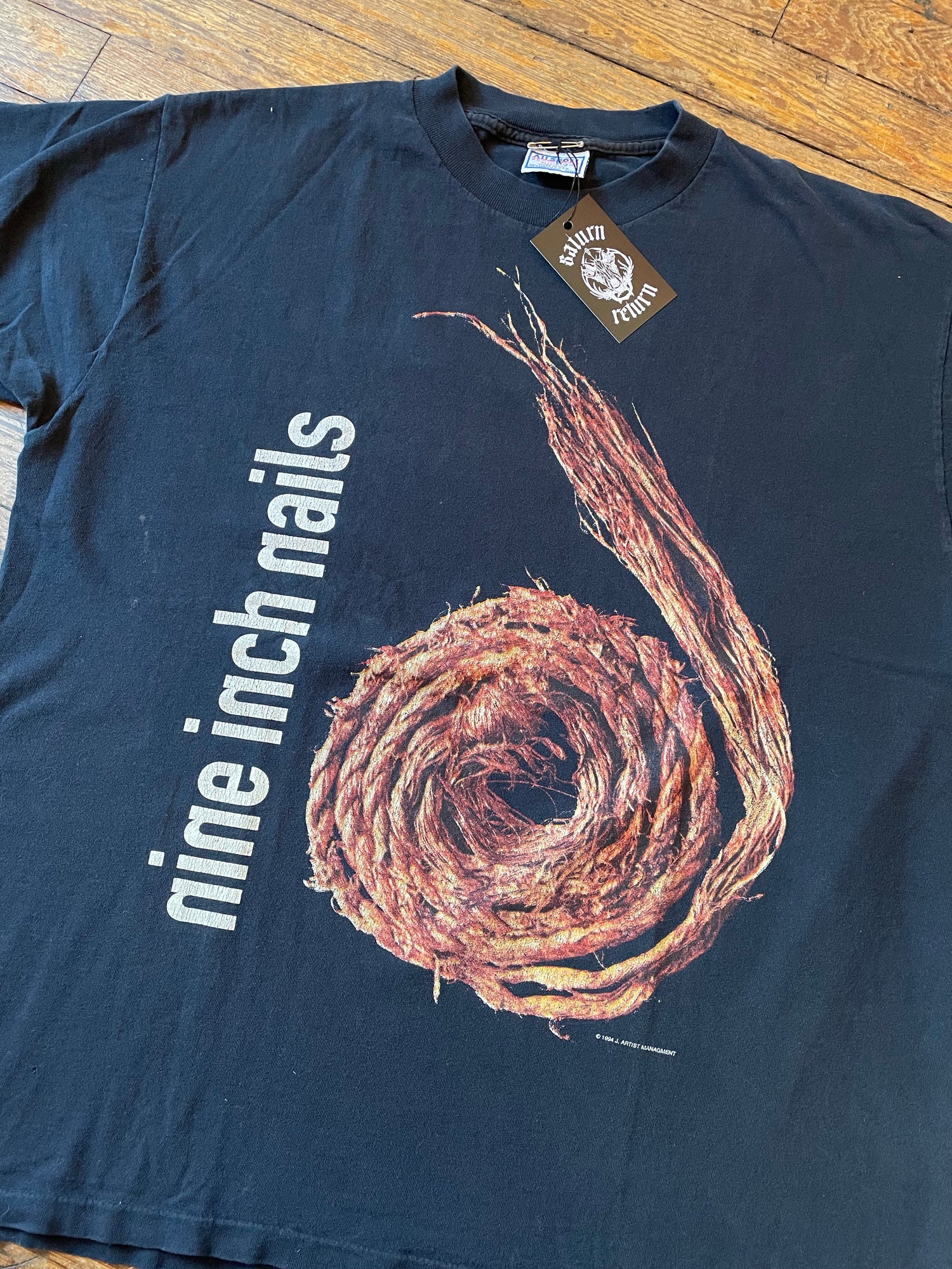 Vintage 1994 Nine Inch Nails Further Down the Spiral T-Shirt
