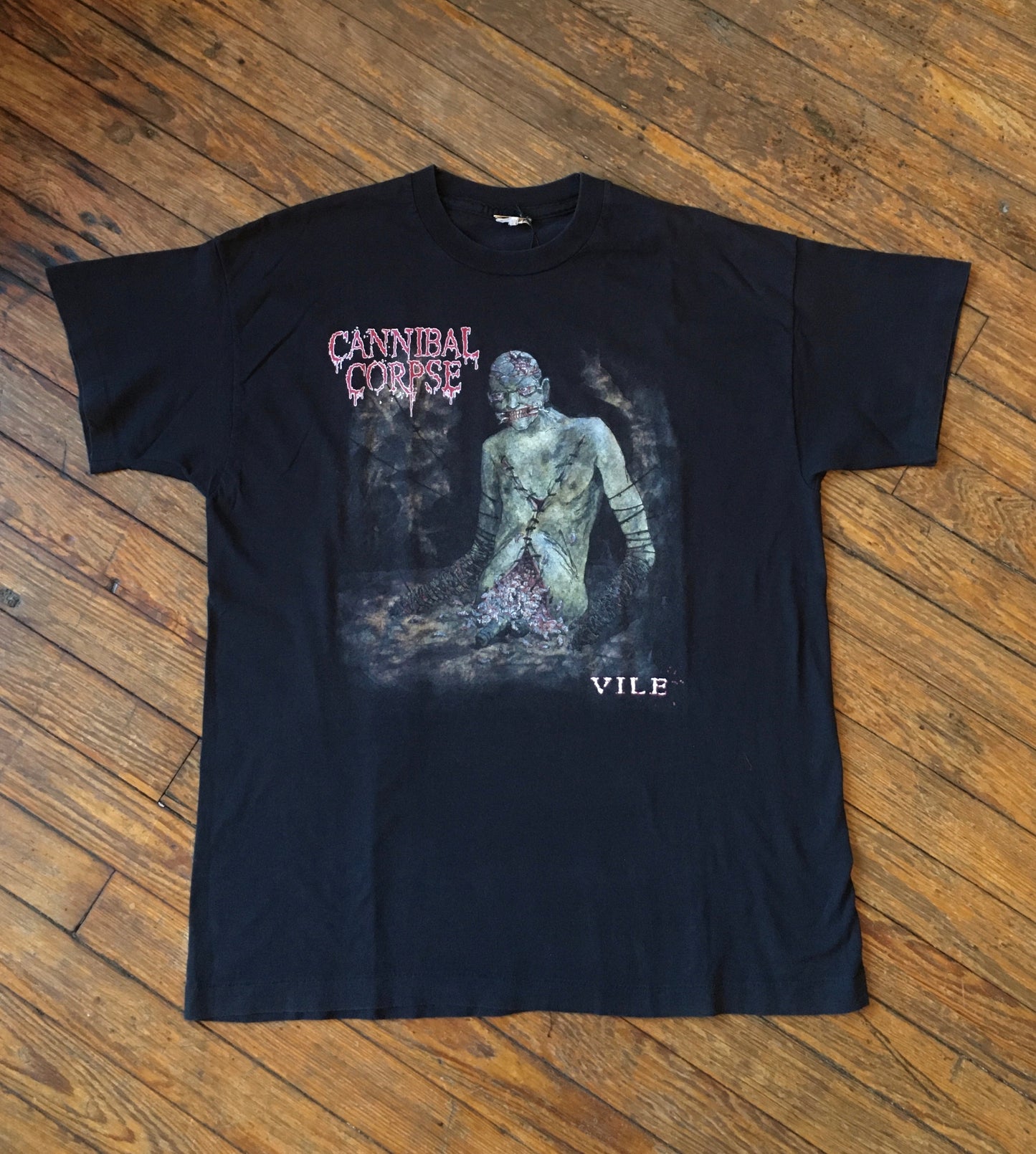 Vintage 1996 Cannibal Corpse Vile Monolith Of Death Tour T-Shirt