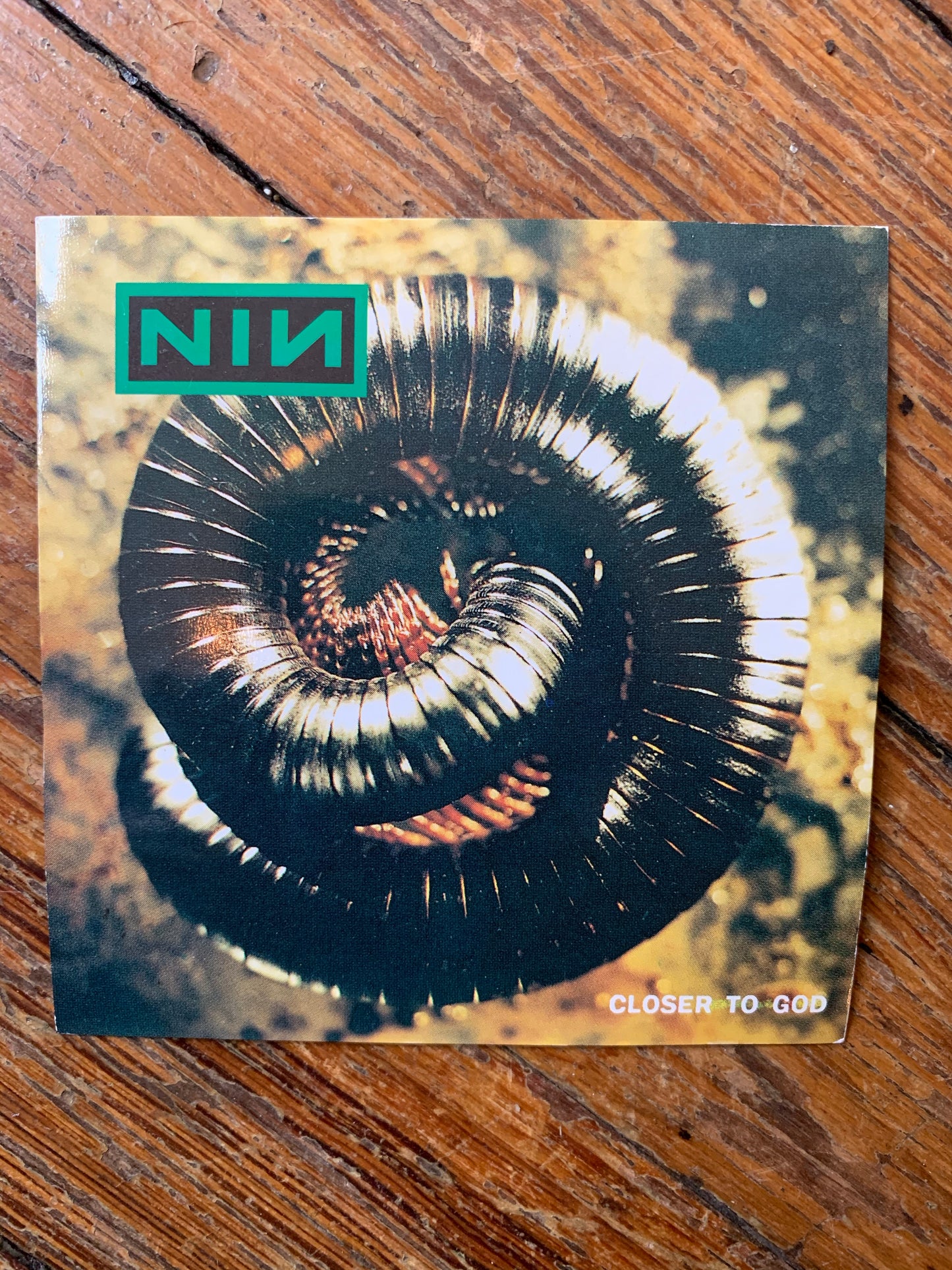 Vintage Deadstock 1994 Nine Inch Nails Closer to God Album Cover Stick