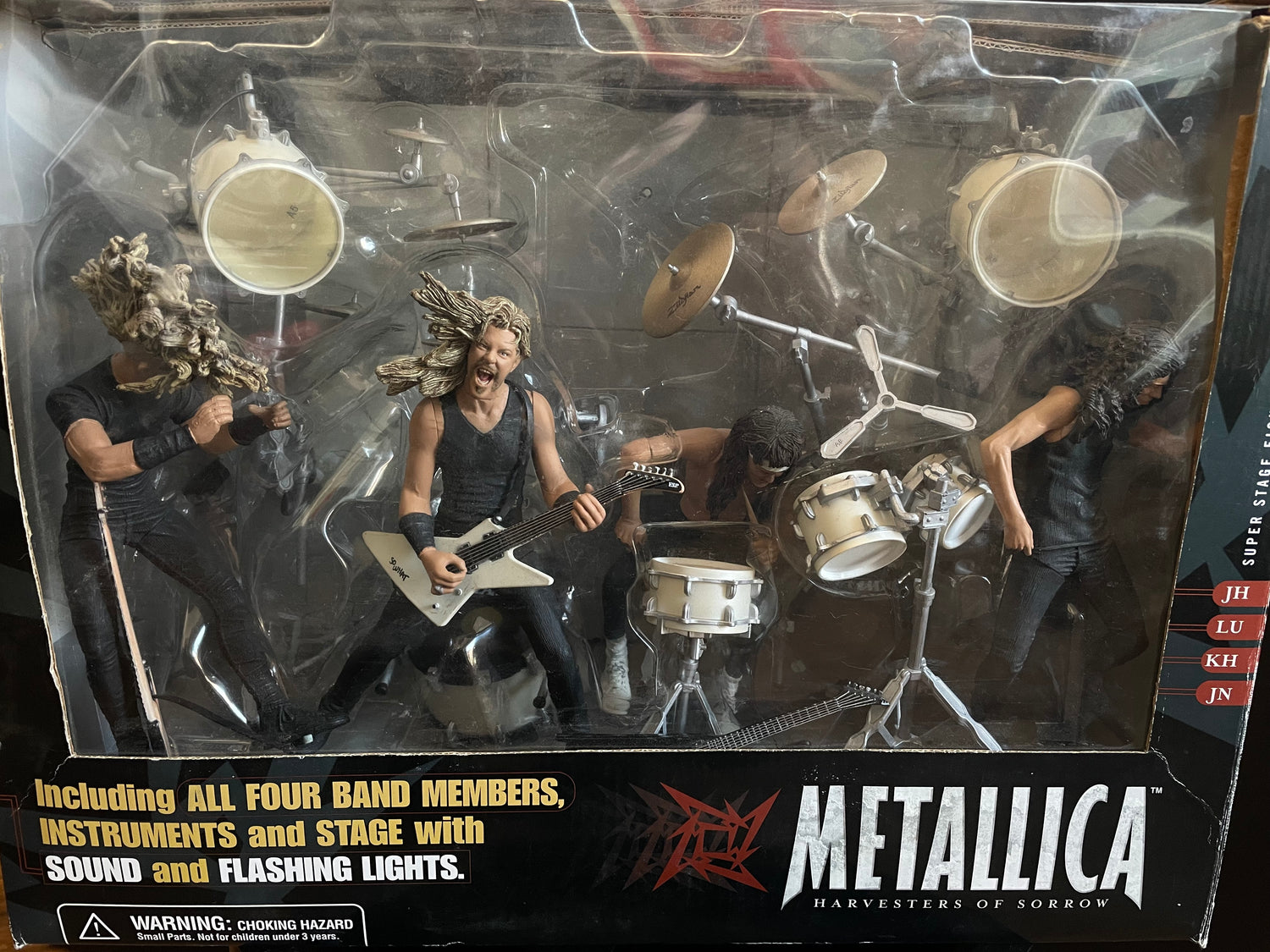 Vintage Metallica Harvester of Sorrow McFarlane Toys Full Band Box Set