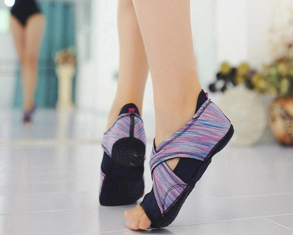 Women S Aerial Yoga Bandage Yoga Shoes Silicone Yoga Socks Yoga