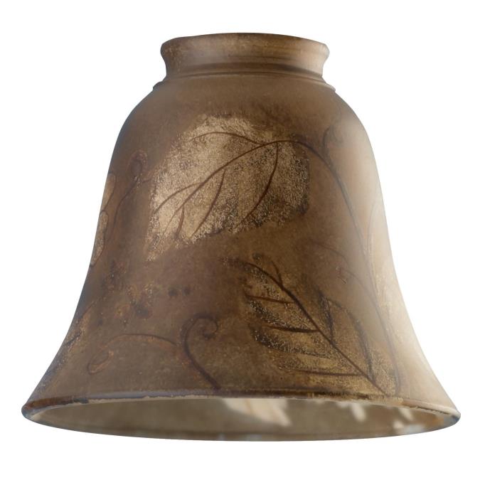 Westinghouse 8126500 Hand-Painted Leaf Design Bell Shade