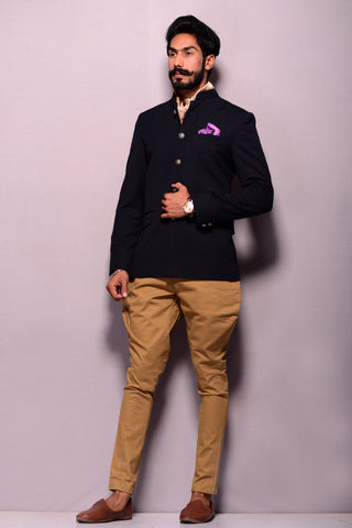 Buy Navy Blue Formal Trouser For Men Online  Best Prices in India   UNIFORM BUCKET