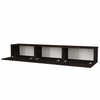 Armoire Damla Floating TV Stand - Dark Brown