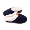 Remedy Health Plush Fleece Unisex Gel Slippers Blue