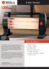 Milex 3 Bar Heater - Milex South Africa