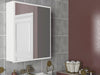 Armoire Kayla Bathroom Mirror Cabinet White