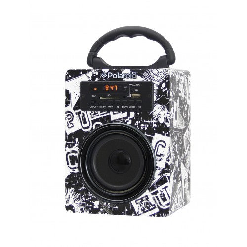 Polaroid Portable Double Barrel LED Bluetooth Speaker
