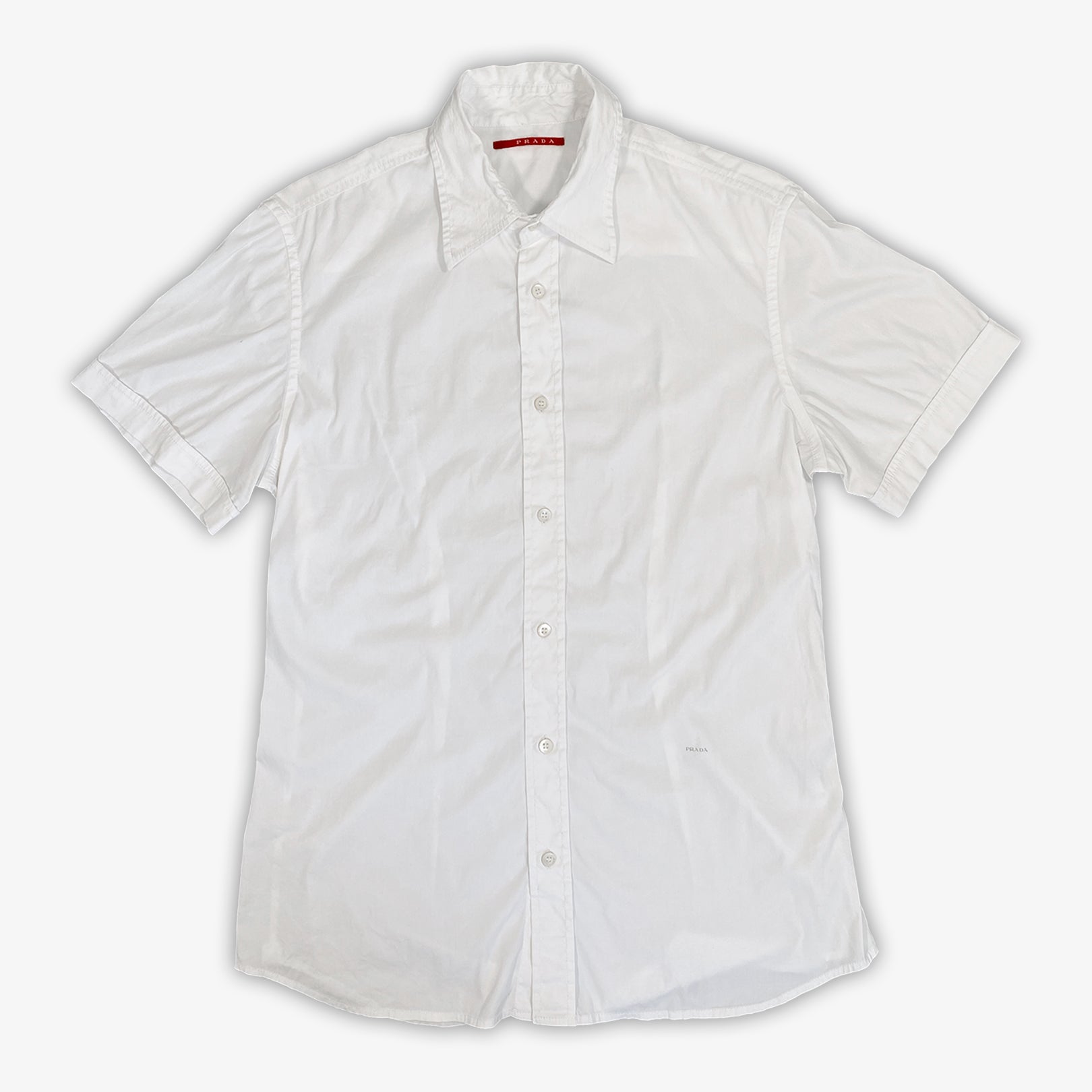 Prada Button-Up Shirt (White – 194 Local