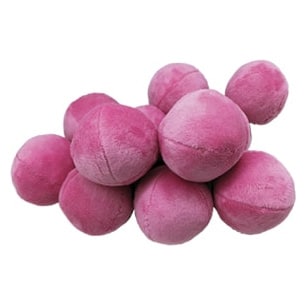 Petdesignz  Pink Bag O'Balls Refill - 10 Plush Squeaky Balls - Dog Toy –  PetDesignZ