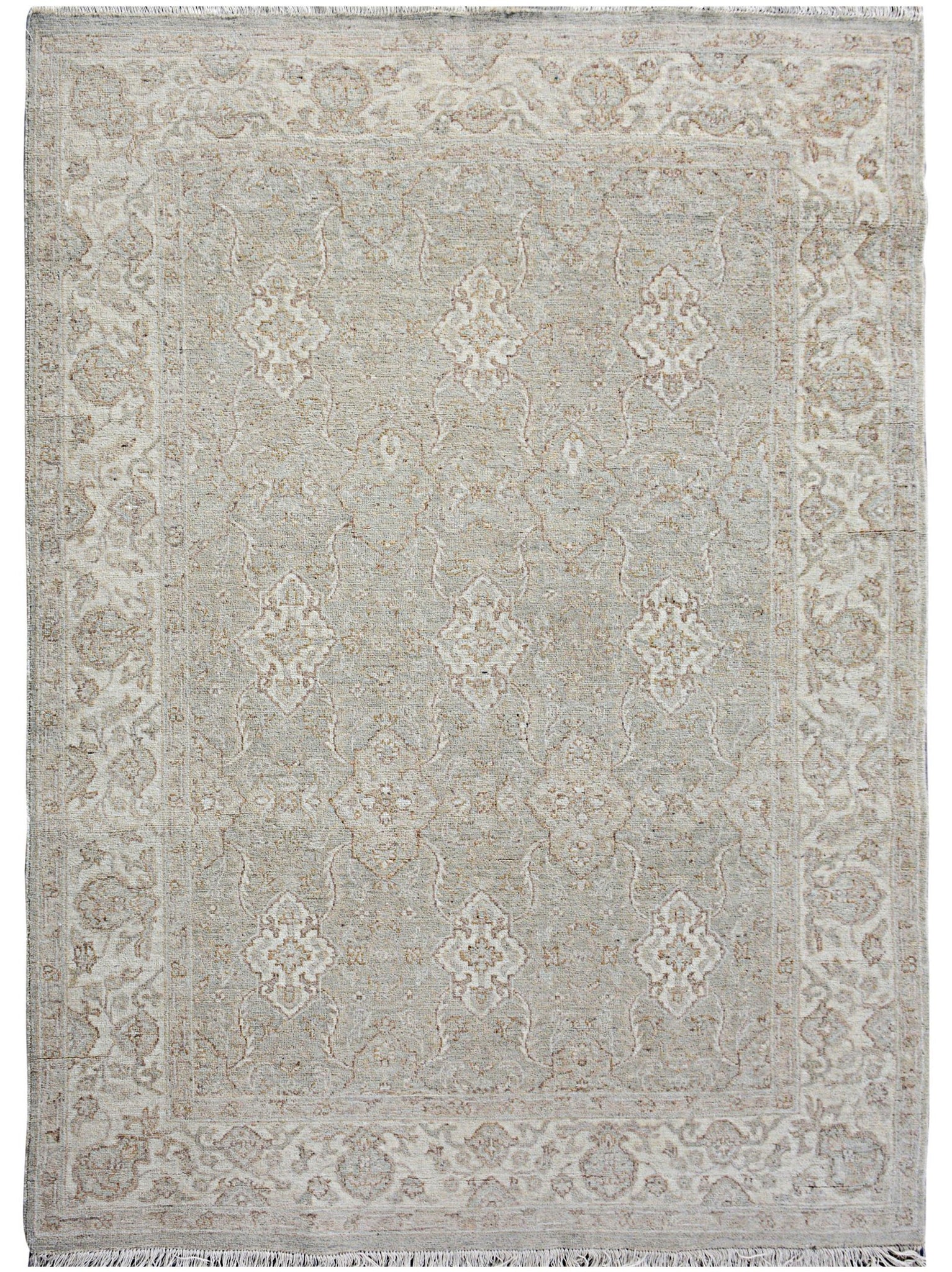 Handmade Afghan Chobi Rug | Bamyan Collection | 198 x 150 cm | 6'6" x 4'11"
