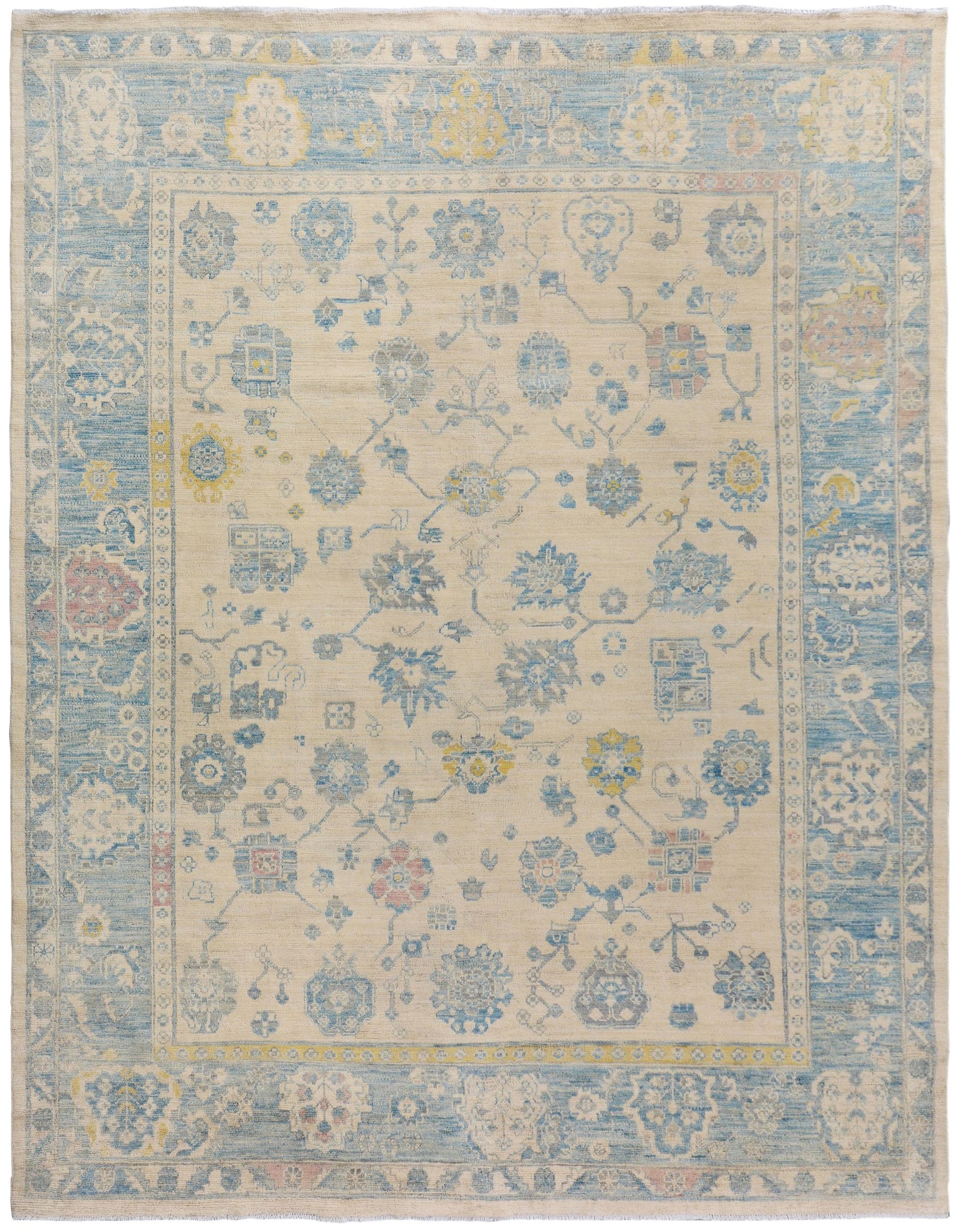 Handmade Afghan Chobi Rug | Bamyan Collection | 302 x 255 cm | 9'11" x 8'5"