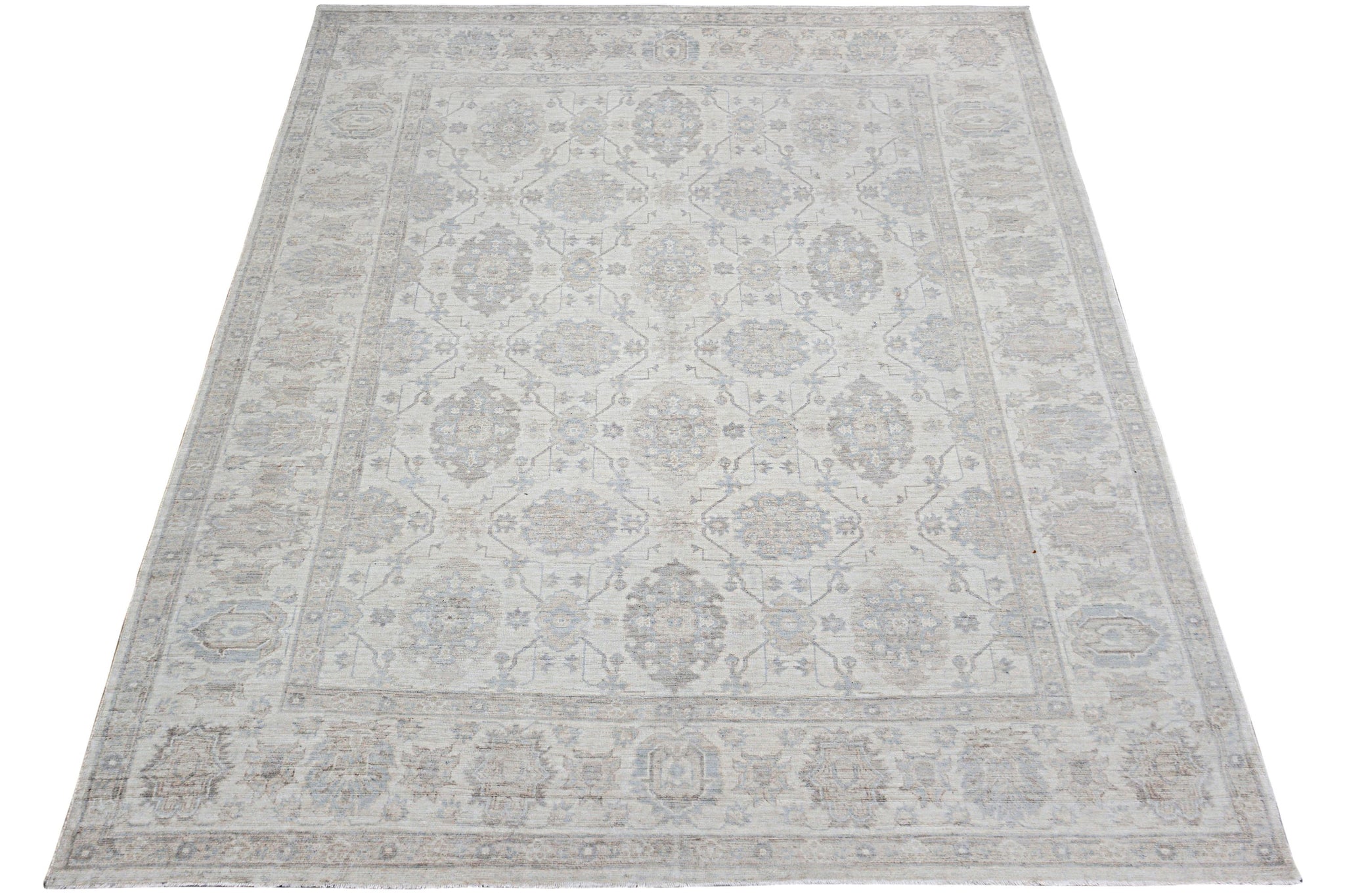 Handmade Afghan Chobi Rug | Bamyan Collection | 342 x 258 cm | 11'3" x 8'6"