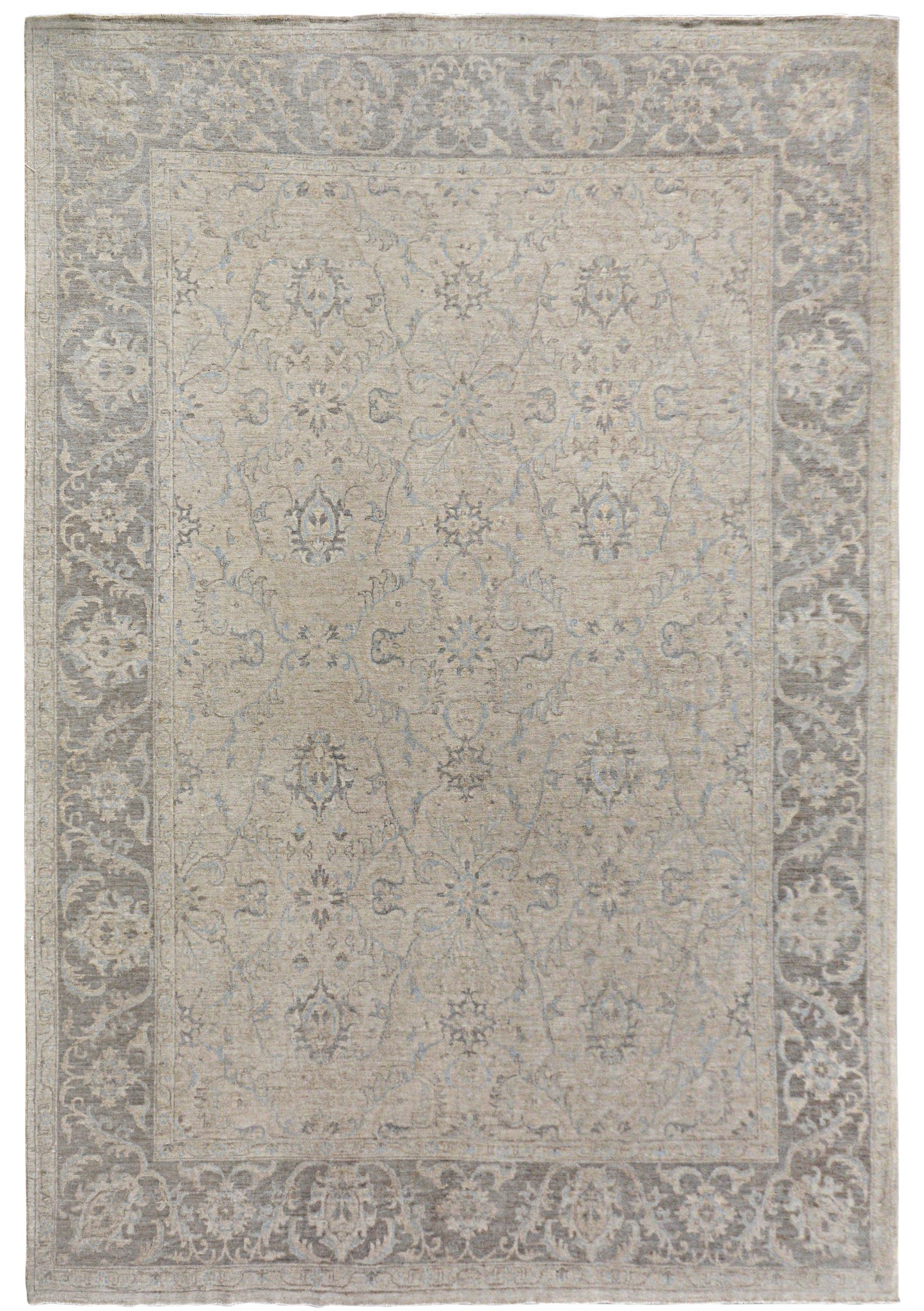 Handmade Afghan Chobi Rug | Bamyan Collection | 382 x 269 cm | 12'7" x 8'10"