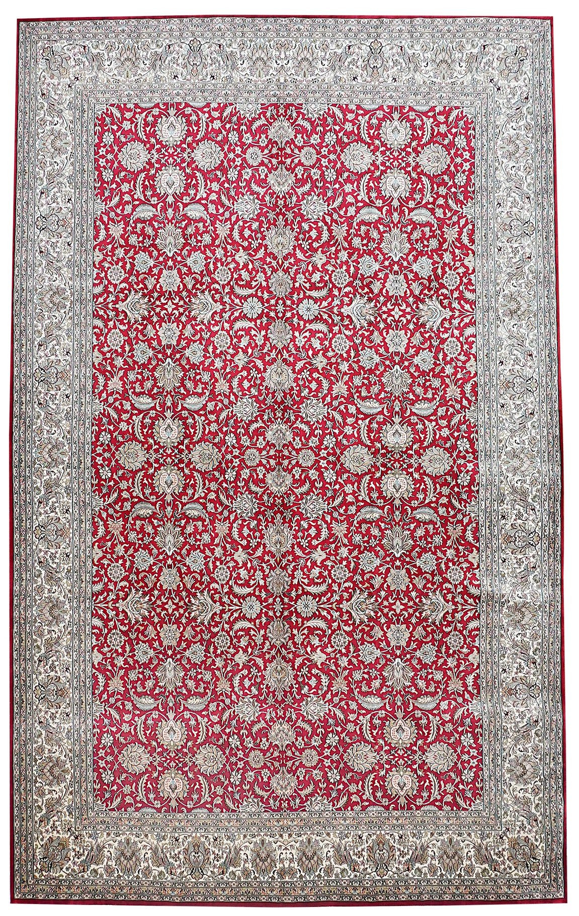 Handmade Kashmiri Silk Rug | 310 x 214 cm