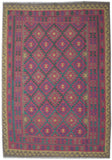 Handmade Afghan Maimana Kilim | 296 x 210 cm | 9'7" x 6'8"
