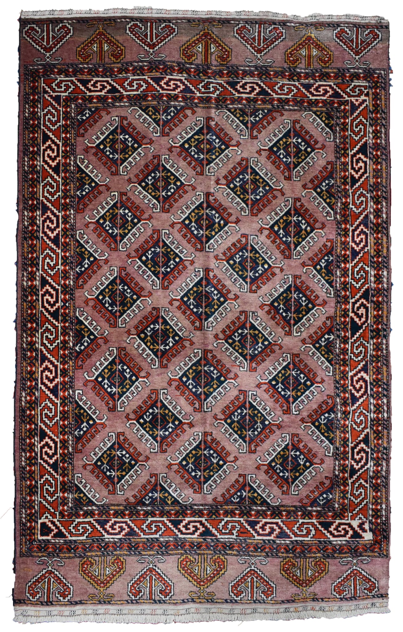 Handmade Old Tribal Bokhara Rug | 170 x 115 cm
