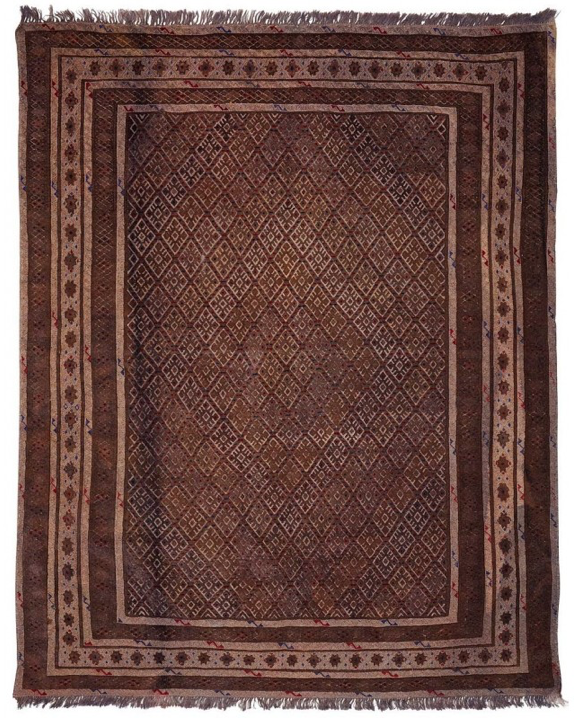 Handmade Tribal Overdyed Mashwani Rug | 193 x 153 cm | 6'33" x 5'