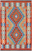Handmade Mini Afghan Maimana Kilim | 95 x 62 cm | 3'3" x 2'1"