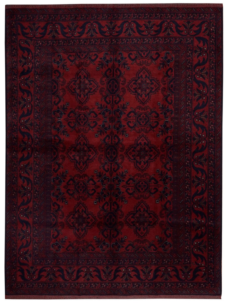 Handmade Afghan Khal Mohammadi Rug | 200 x 150 cm | 8'2" x 4'9"