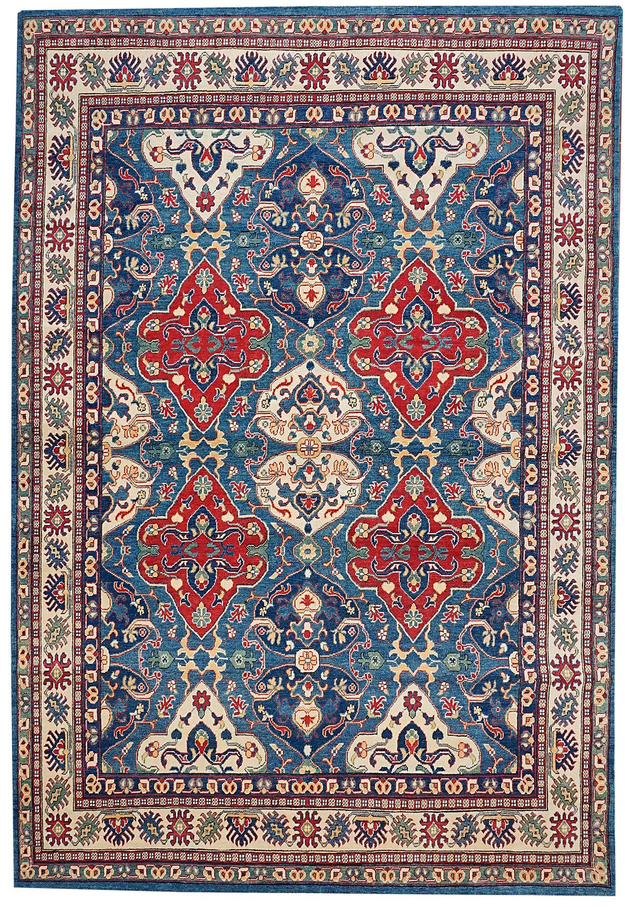 Handmade Afghan Kazakh Rug | 311 x 239 cm | 10'2 x 7'8"