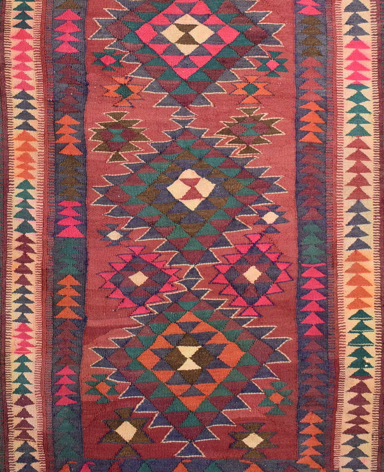 Handmade Persian Tribal Kilim | 300 x 165 cm | 9'8" x 5'4"
