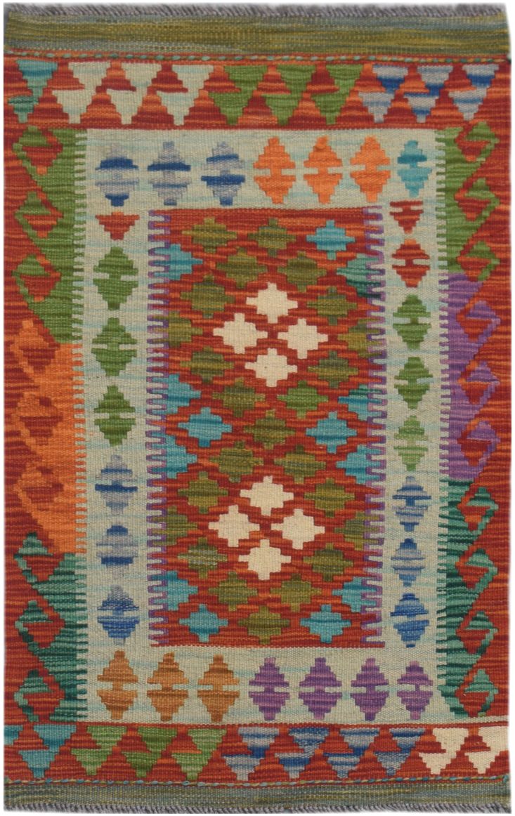 Handmade Mini Kilim Rug | 101 x 62 cm