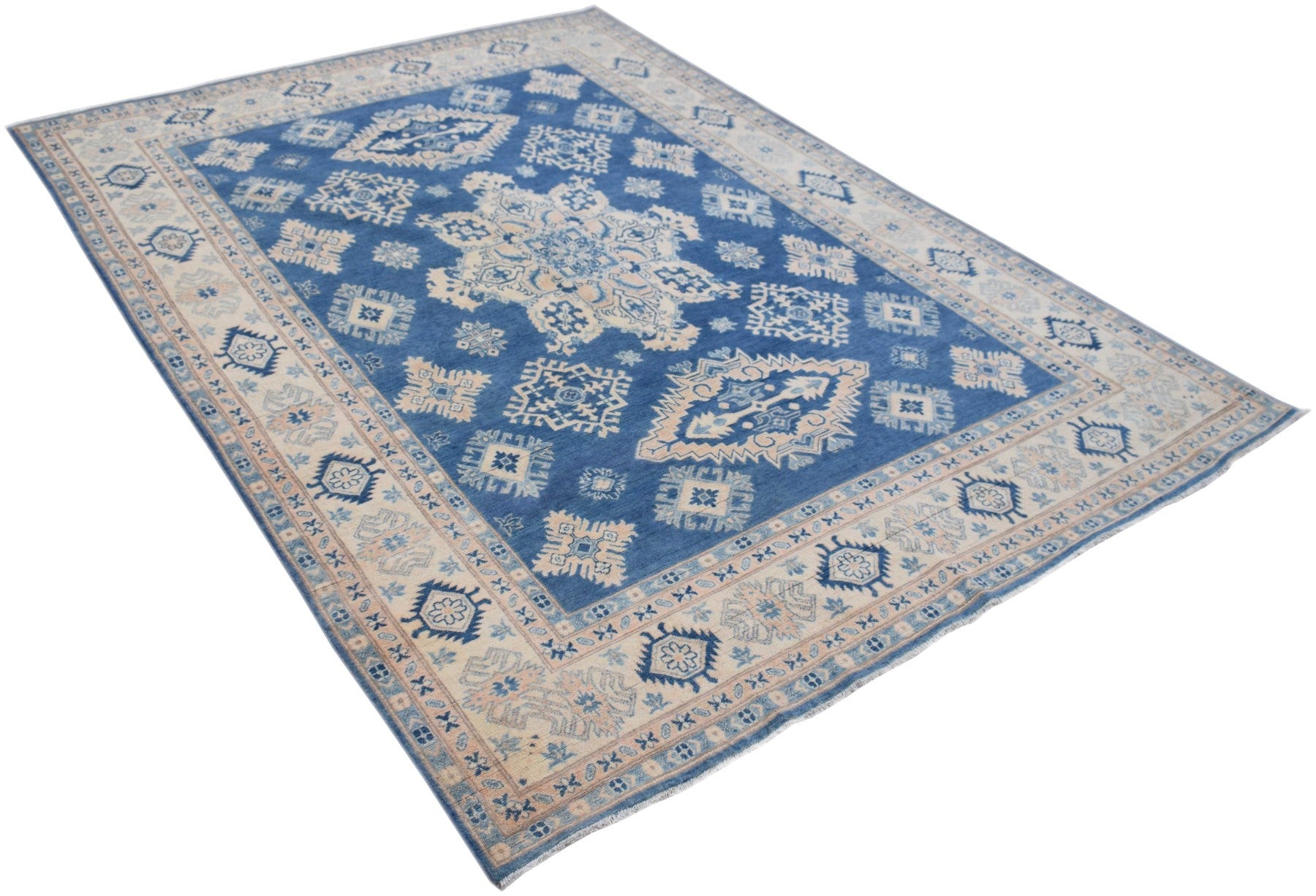 Handmade Afghan Kazakh Rug | 333 x 235 cm | 10'11" x 7'9"