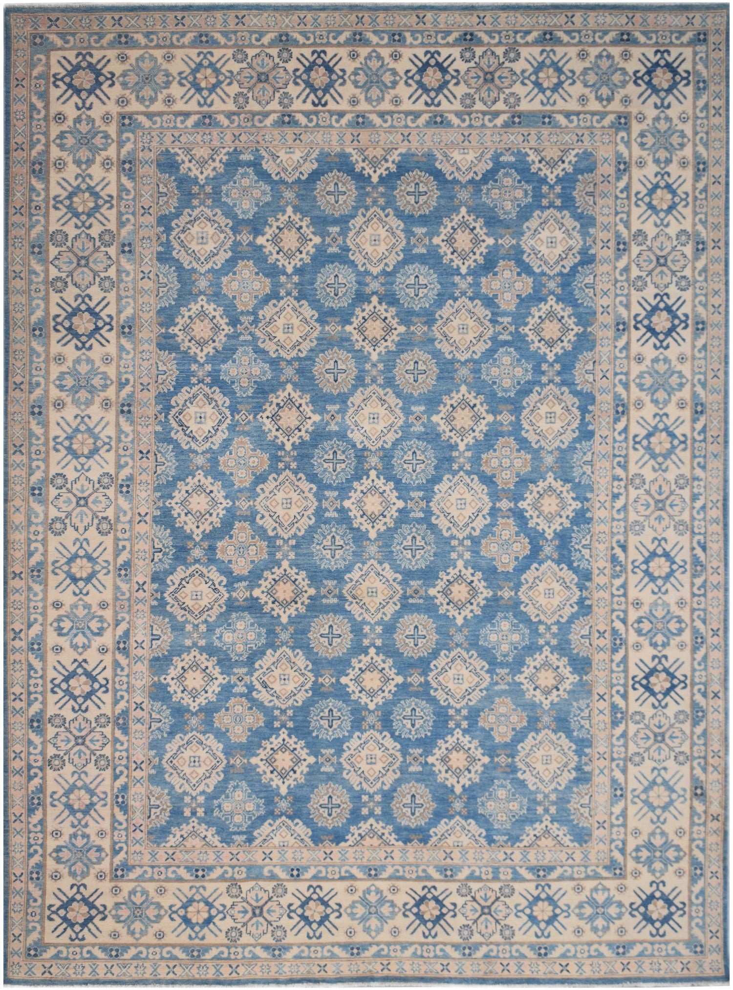 Handmade Afghan Kazakh Rug | 362 x 276 cm