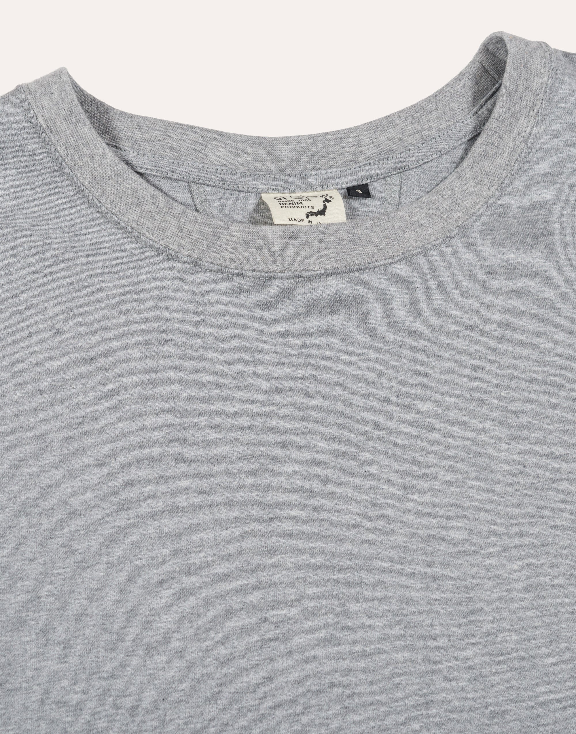 orSlow Long Sleeve Tee - Heather Grey – OWL Store