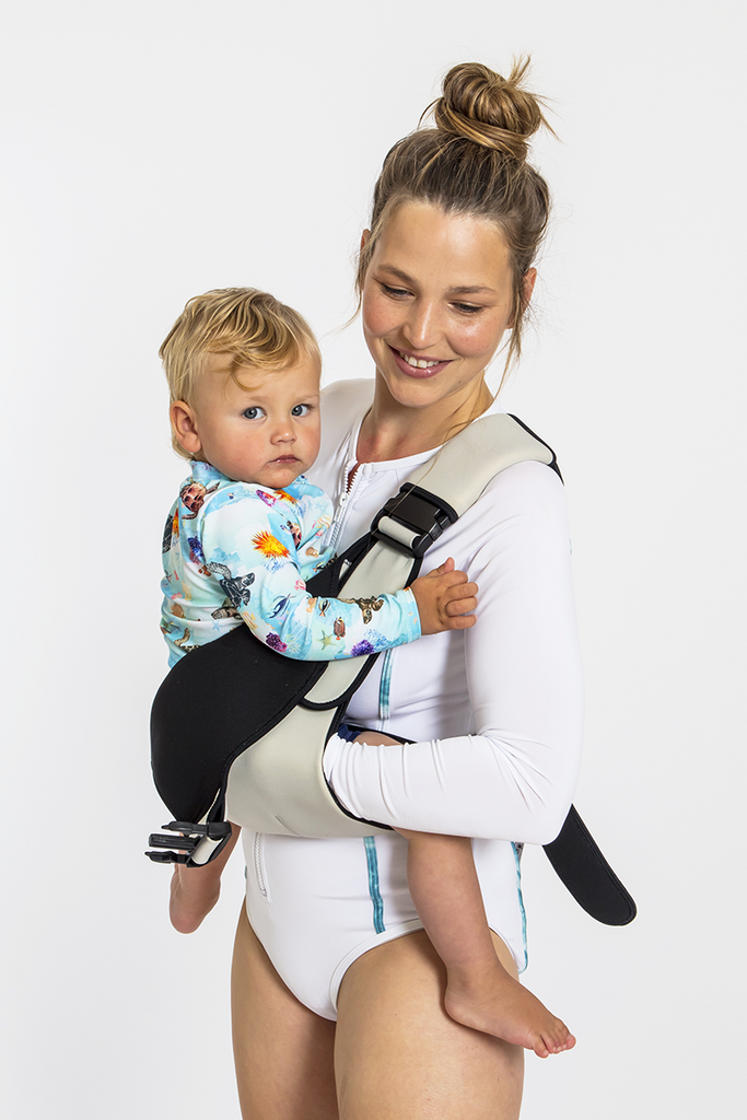 baby carrier silver