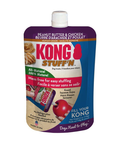 Kong Easy Treat Stuff'N Peanut Butter Can For Dogs 8 oz - Chow Hound Pet  Supplies