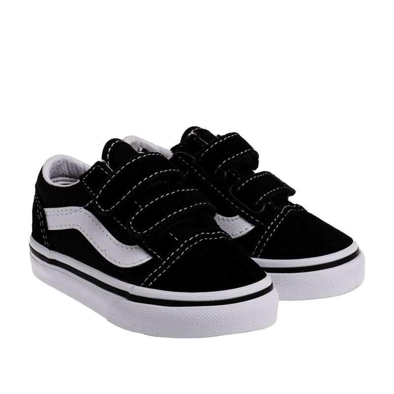 grupo Química Eléctrico Kids Old Skool Velcro - Black | DNA Footwear®