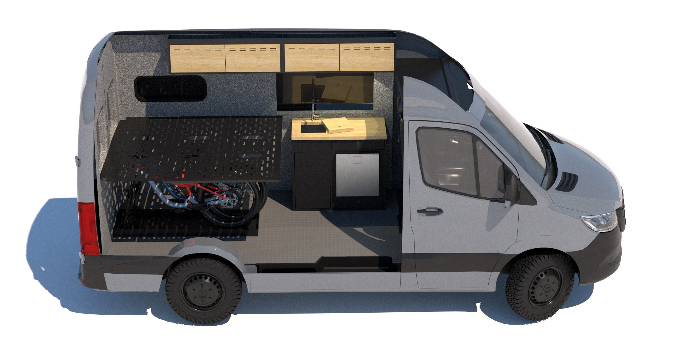 Conversion Layouts For The Sprinter 144 Van