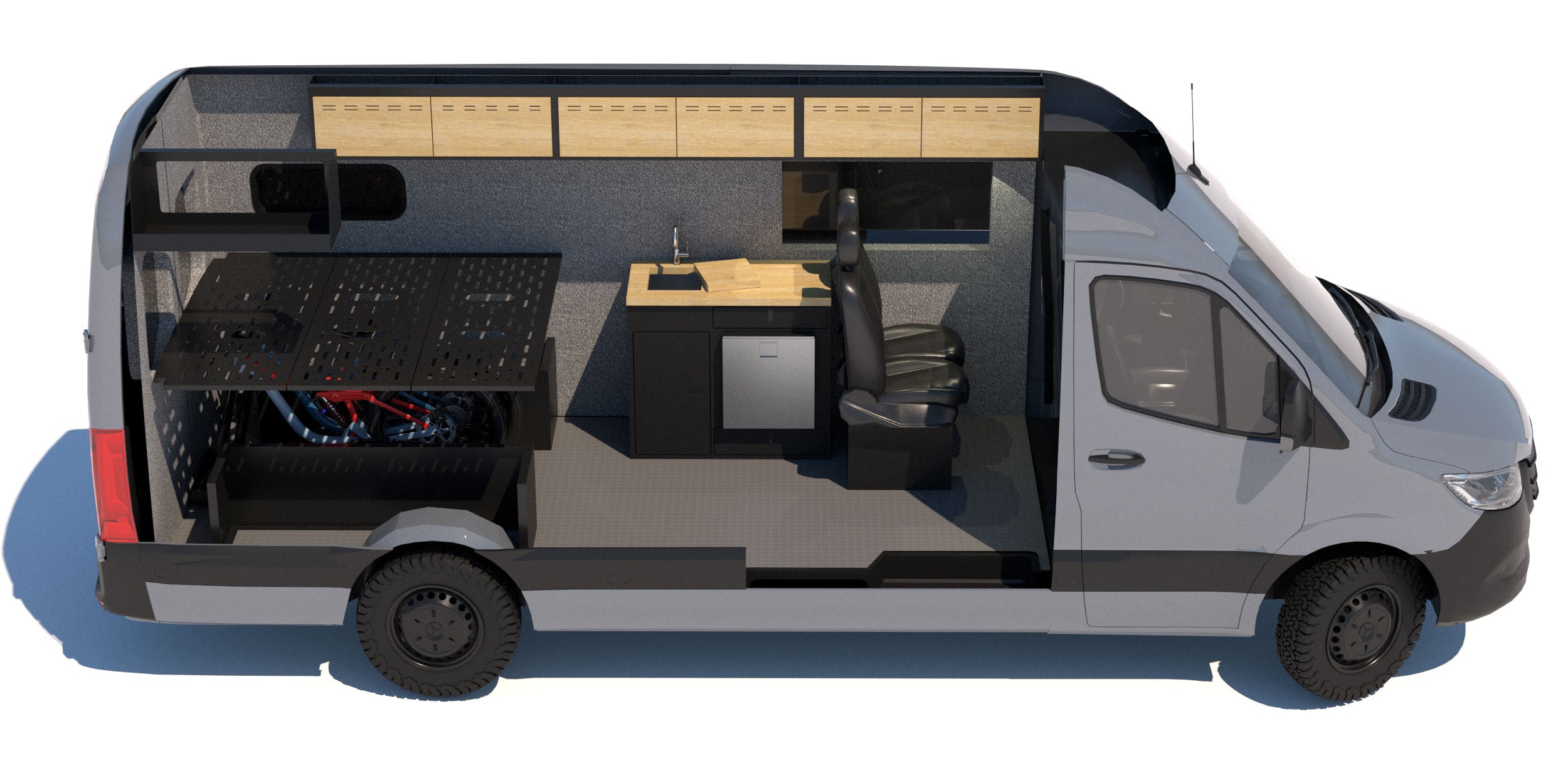 Sprinter Van Kitchen Kit | DIY Camper Van Conversion Kits | Galley Kitchen for Mercedes Sprinter Camper Vans