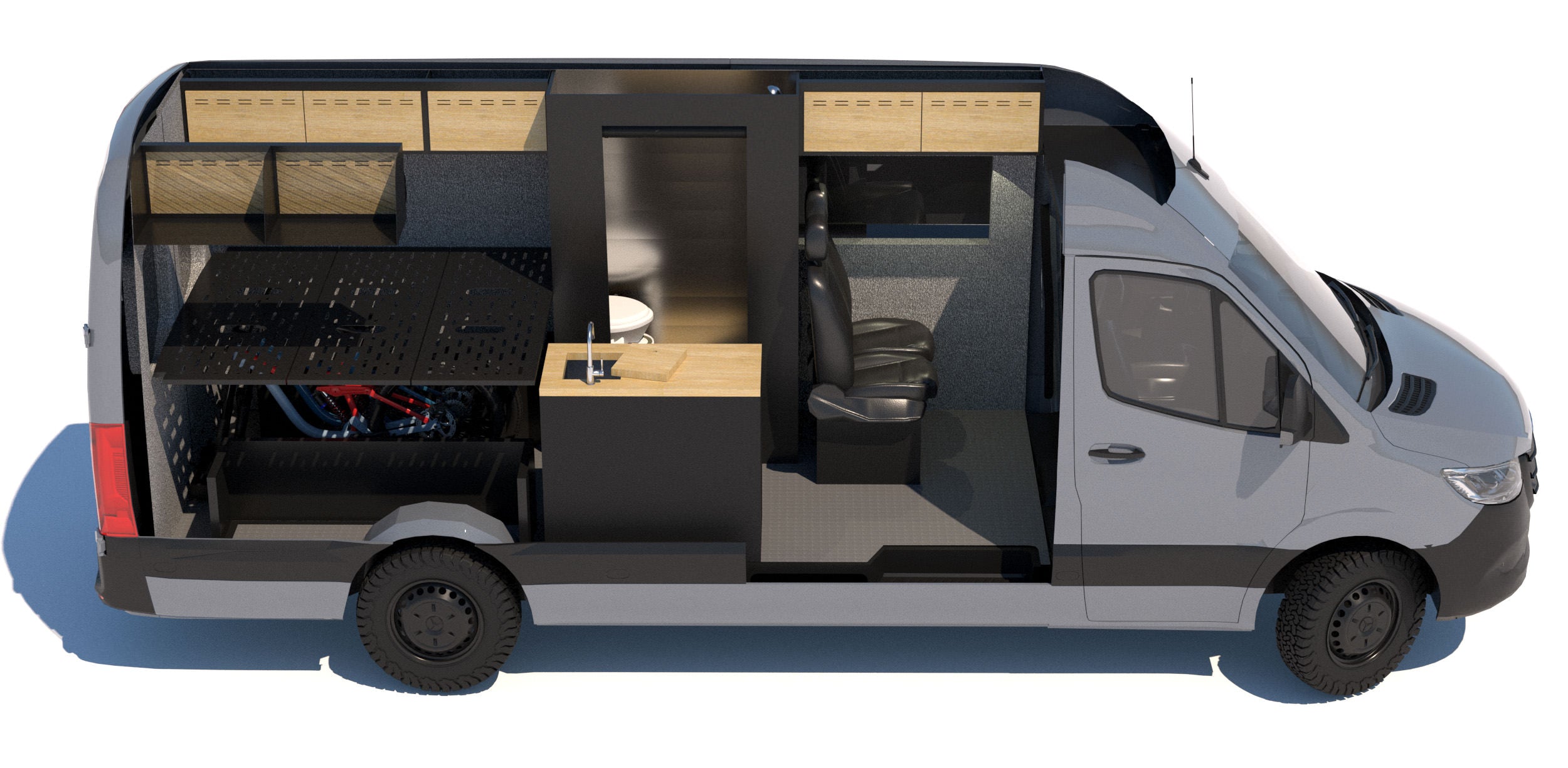 Conversion Layouts For The Sprinter 170 Van