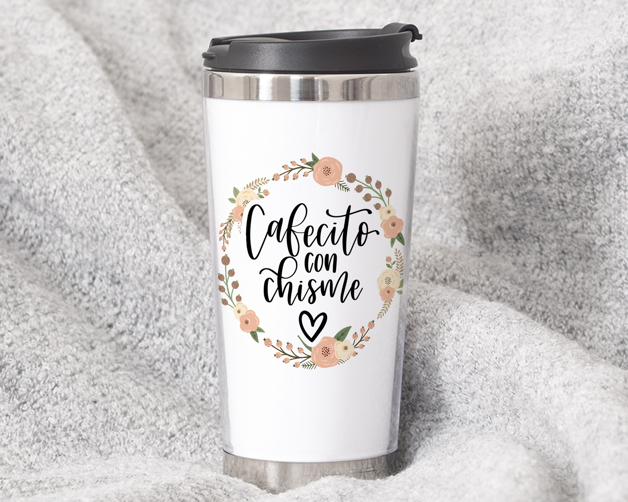 Cafecito & chisme mug – Tiendita Bonita