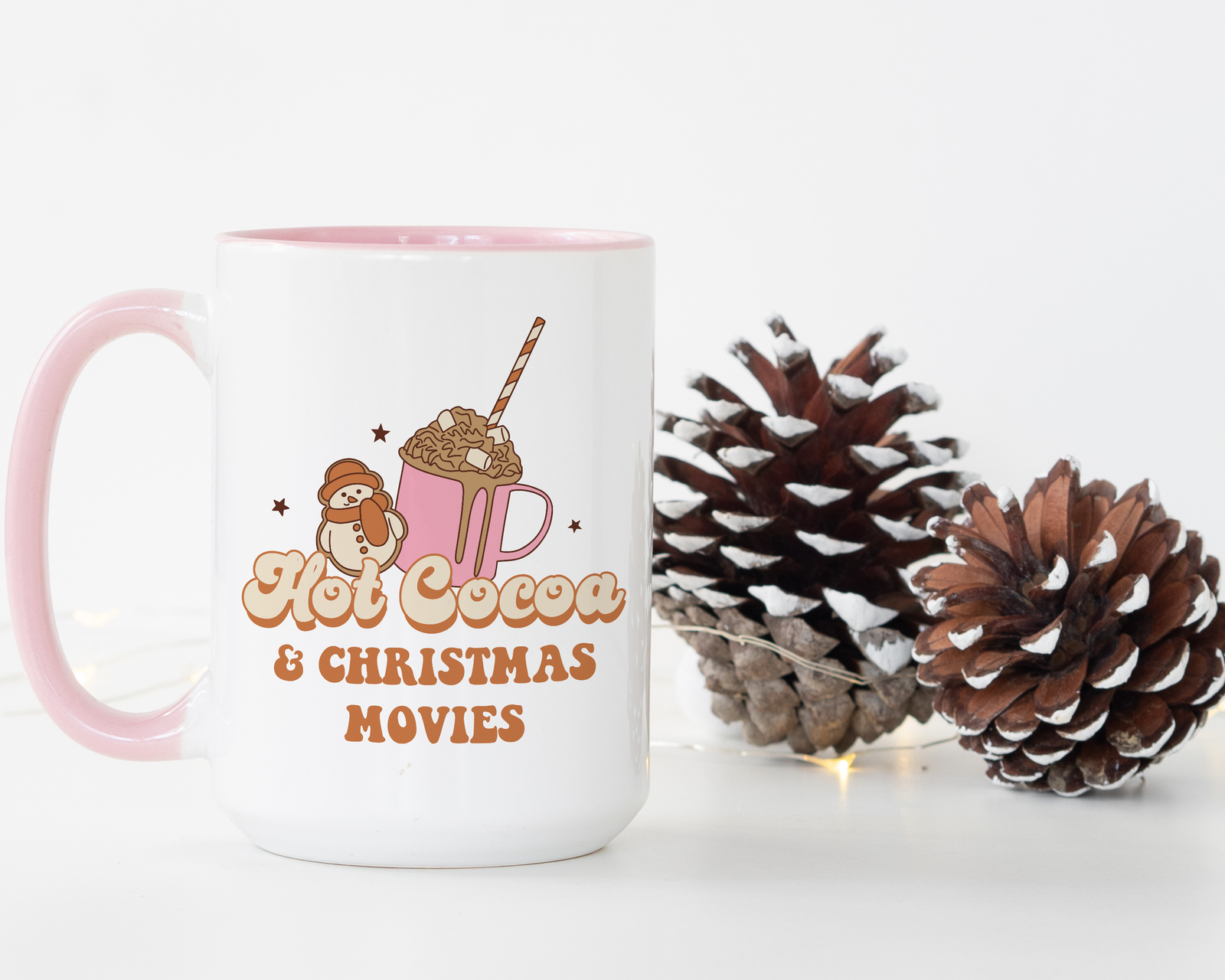 Old Fashioned Hot Cocoa Mug for Christmas & Winter Months - Coffee Mug, 11oz & 15oz Mug, 15 oz from BluChi