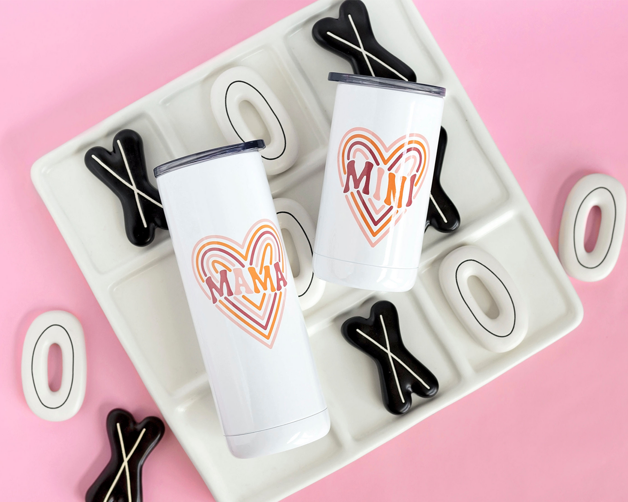 Mama's Boy and Boy Mom Tumbler Set