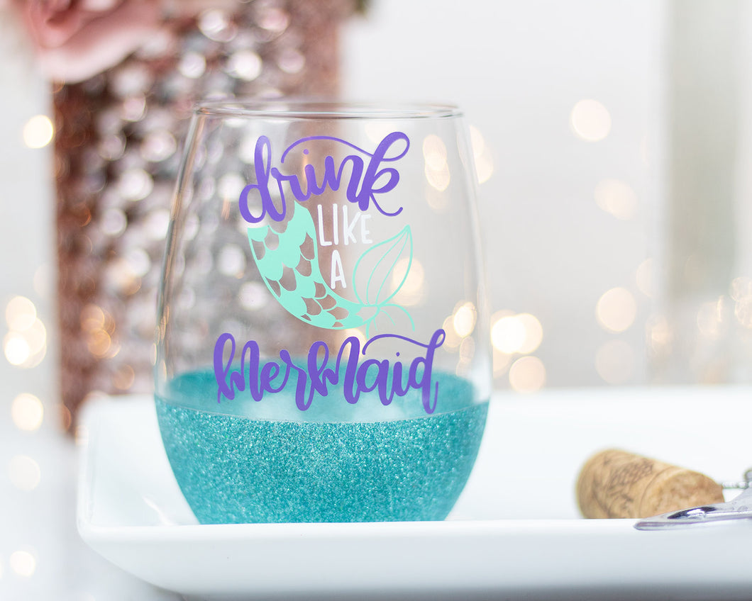 Free Free 318 Mermaid Wine Glass Svg SVG PNG EPS DXF File