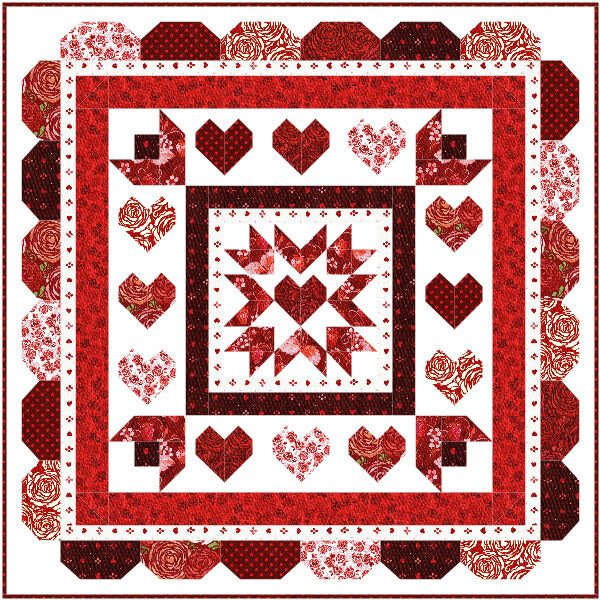 “Ultimate Picnic Spring Quilt” Free Mystery Quilt Pattern designed & from Fort Worth Fabric Studio