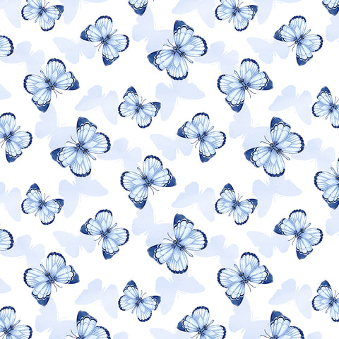Blooming Blue by Danielle Leone for Wilmington Prints – Fort Worth