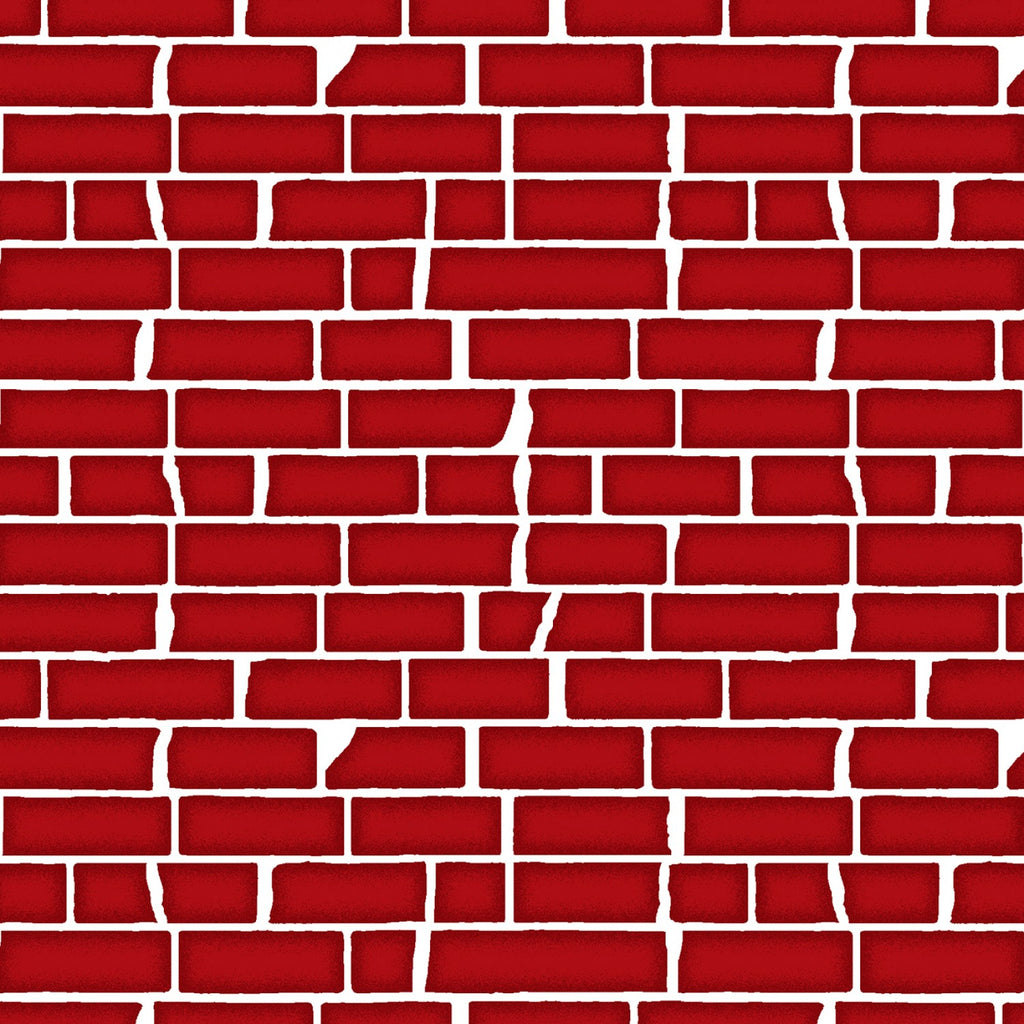 Under Construction Brick Wall Red