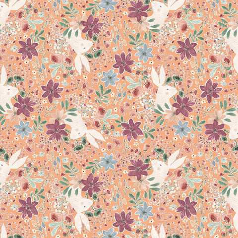 Thicket & Bramble Floral Cream Fabric Yardage, SKU: 90749-11