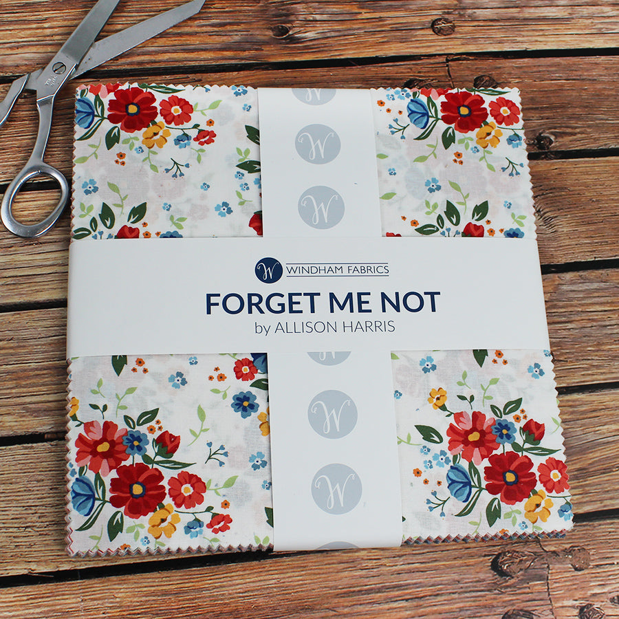 Forget Me Not 10" Squares