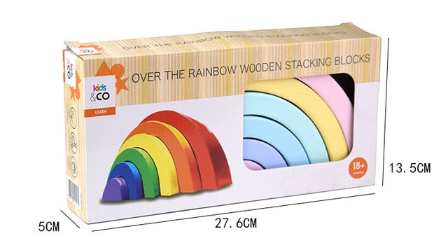 montessori rainbow blocks