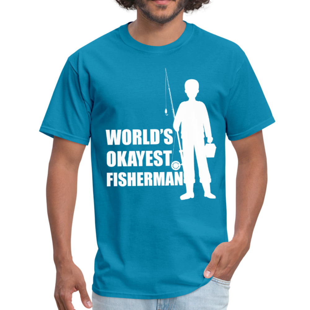 World's Okayest Fisherman Funny Fishing Vintage Gift – Grabyourbest